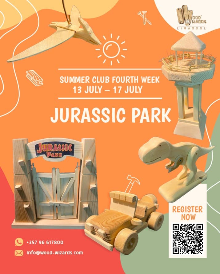Wood Wizards Summer Club: Jurassic Park Week